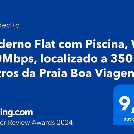 Flat Localizado A 200M Shopping Recife, Bem Perto Da Praia De Boa Viagem E Com Wi-Fi 400Mbps Dış mekan fotoğraf