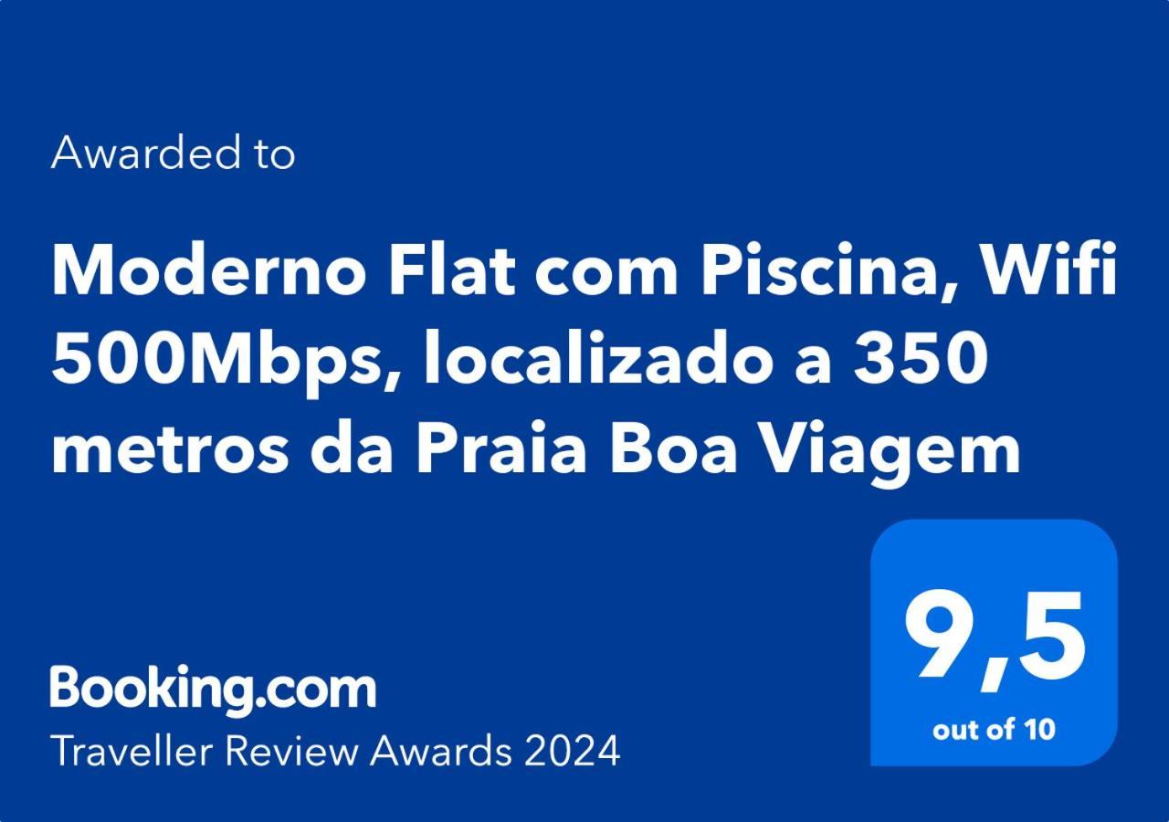 Flat Localizado A 200M Shopping Recife, Bem Perto Da Praia De Boa Viagem E Com Wi-Fi 400Mbps Dış mekan fotoğraf