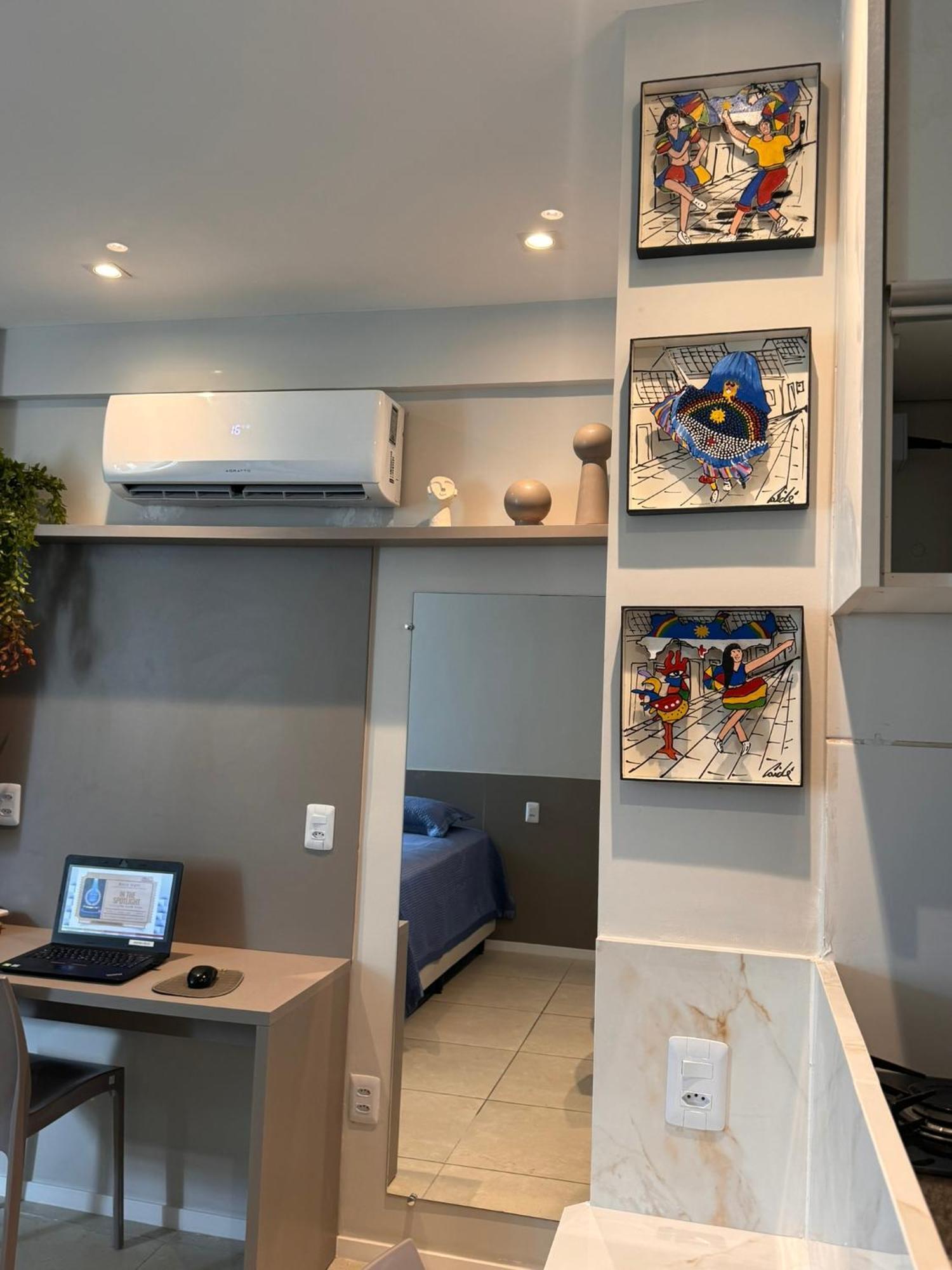 Flat Localizado A 200M Shopping Recife, Bem Perto Da Praia De Boa Viagem E Com Wi-Fi 400Mbps Dış mekan fotoğraf