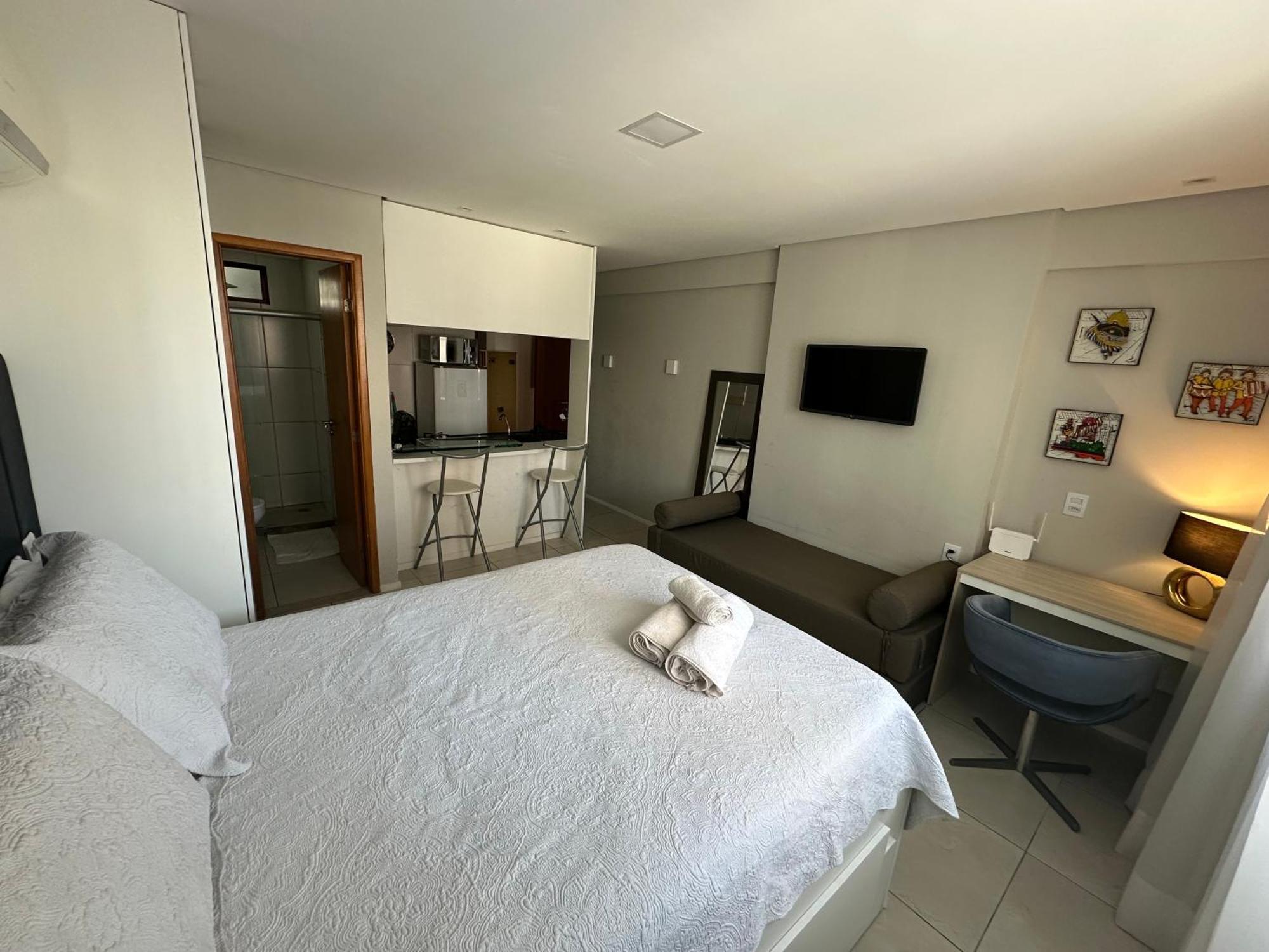 Flat Localizado A 200M Shopping Recife, Bem Perto Da Praia De Boa Viagem E Com Wi-Fi 400Mbps Dış mekan fotoğraf